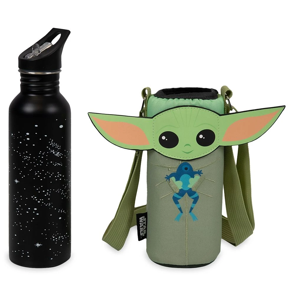 Disney Grogu Stainless Steel Water Bottle And Cooler Tote – Star Wars: The Mandalorian 4 Disney Grogu Stainless Steel Water Bottle And Cooler Tote – Star Wars: The Mandalorian - Image 4