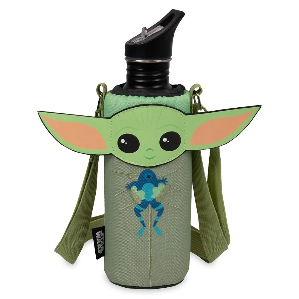 Disney Grogu Stainless Steel Water Bottle And Cooler Tote – Star Wars: The Mandalorian 1 Disney Grogu Stainless Steel Water Bottle And Cooler Tote – Star Wars: The Mandalorian