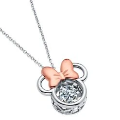Disney Minnie Mouse Icon Necklace By CRISLU -Disney 7401057016960 2