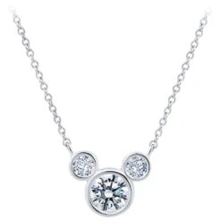 Disney Mickey Mouse Icon Necklace By CRISLU -Disney 7401057017119 2
