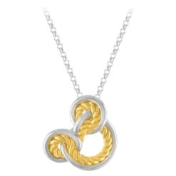 Disney Mickey Mouse Icon Rope Necklace By Rebecca Hook