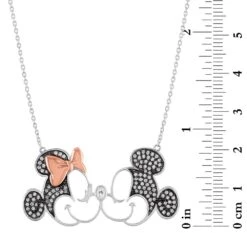 Disney Mickey And Minnie Mouse Necklace By Rebecca Hook -Disney 7401057287130 1