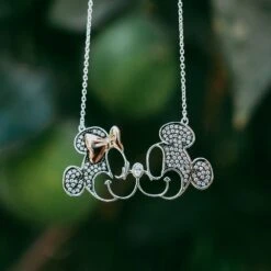 Disney Mickey And Minnie Mouse Necklace By Rebecca Hook -Disney 7401057287130 3