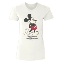 Women's Walt Disney World Standing Mickey Mouse T-Shirt – Customized -Disney 7405055825930 3