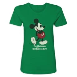 Women's Walt Disney World Standing Mickey Mouse T-Shirt – Customized -Disney 7405055825930 5