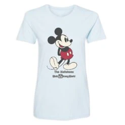 Women's Walt Disney World Standing Mickey Mouse T-Shirt – Customized -Disney 7405055825930 6
