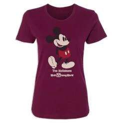 Women's Walt Disney World Standing Mickey Mouse T-Shirt – Customized -Disney 7405055825930 7