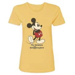 Women's Walt Disney World Standing Mickey Mouse T-Shirt – Customized -Disney 7405055825930 9