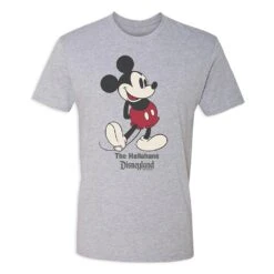 Adults' Disneyland Standing Mickey Mouse T-Shirt – Customized -Disney 7807055820337 2