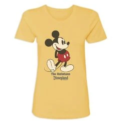 Women's Disneyland Standing Mickey Mouse T-Shirt – Customized -Disney 7807055820349 8