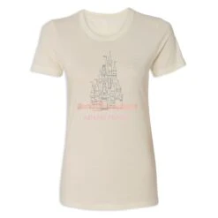 Women's Cinderella Castle Walt Disney World T-Shirt – Customized -Disney 7807055820424 3