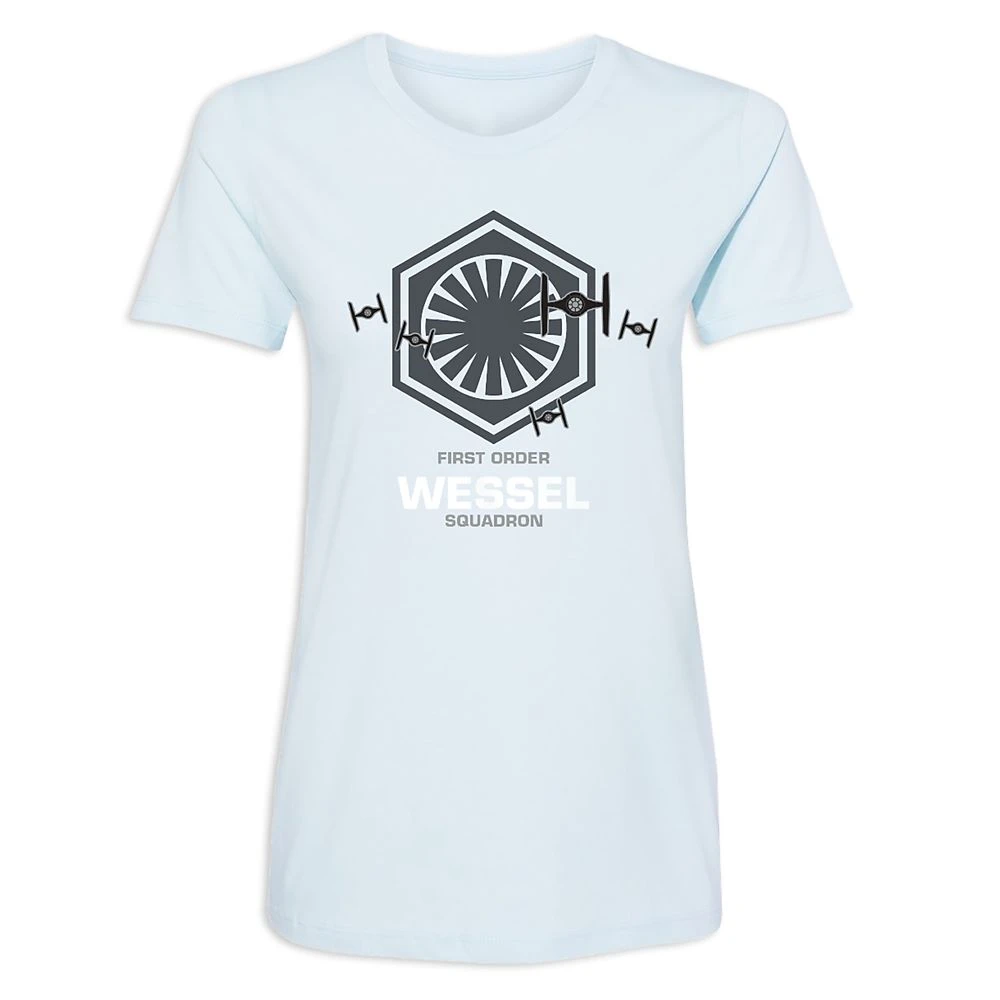 Disney Women's Star Wars First Order Squadron T-Shirt – Customized 2 Disney Women's Star Wars First Order Squadron T-Shirt – Customized - Image 2