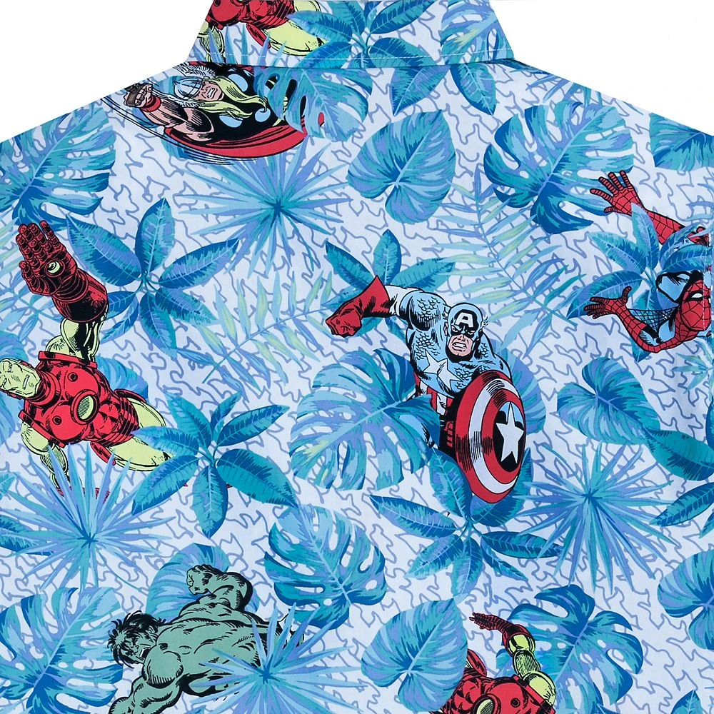 Disney The Avengers Woven Shirt For Adults 2 Disney The Avengers Woven Shirt For Adults - Image 2