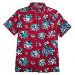 Disney Grogu And Din Djarin Woven Shirt For Adults – Star Wars: The Mandalorian