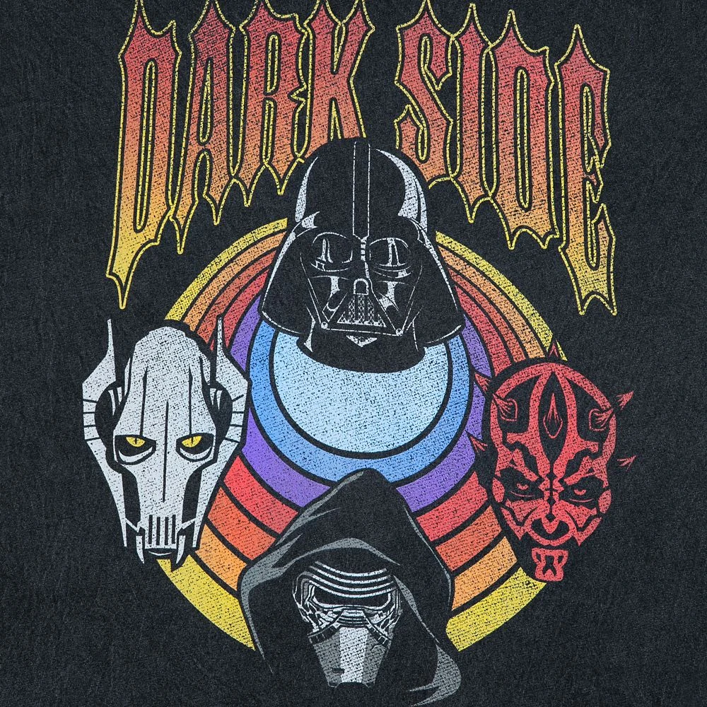 Disney Dark Side Mineral Wash T-Shirt For Adults – Star Wars 2 Disney Dark Side Mineral Wash T-Shirt For Adults – Star Wars - Image 2